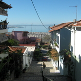 Δρόμος με σκάλες στην Άνω Πόλη