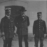 Κουντουριώτης, Βενιζέλος, Δαγκλής σε φωτογράφηση για την γαλλική εφημερίδα Le mirroir 12 Νοεμβρίου του 1916.