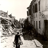 Φωτογραφία από την κατεστραμμένη πόλη